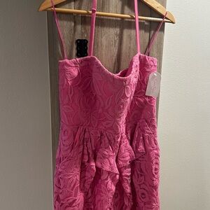 Jessica Simpson Pink Lace Dress SZ 6